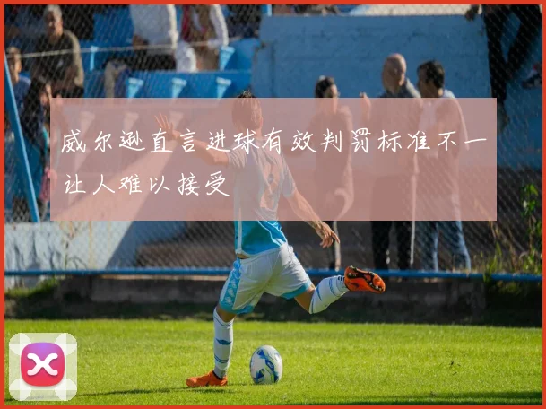 威尔逊直言进球有效判罚标准不一让人难以接受